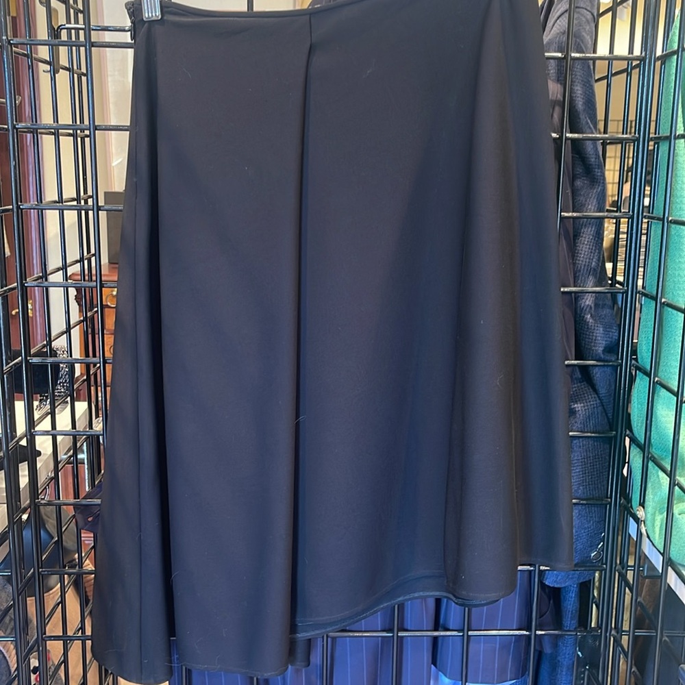 Jil sander vintage asymmetrical black tech fabrtc skirt hardly worn she se 36? - Picture 3 of 4